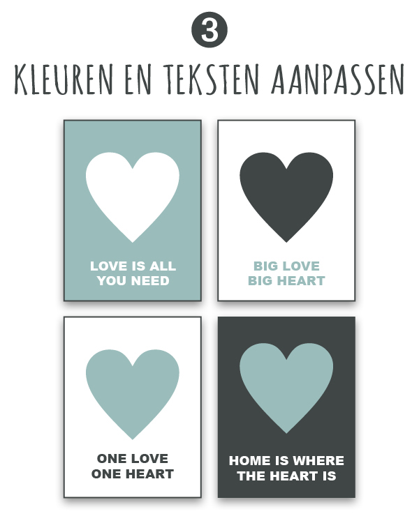 Poster zelf maken bij Printcandy. informatie en uitleg over gepersonaliseerde posters.