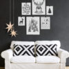 Zwart-Wit Kerst Posters - Kerstcollage - woonkamer