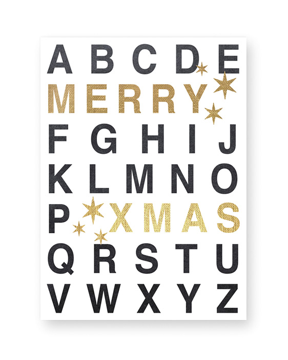 Merry X-mas Poster - Kerst poster online customizen bij Printcandy