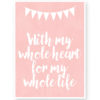 Poster met eigen tekst maken | Liefde | Quote | Valentijn | Roze