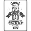 Super Papa poster gepersonaliseerd met naam