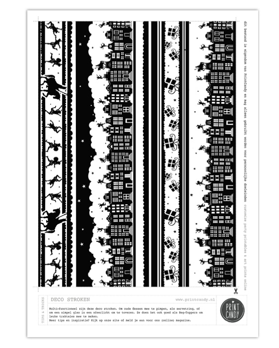 Sint Printable Knutselen - Gratis sinterklaas printables van Printcandy