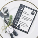 Printable - Kerst Menu Kaartjes - Printcandy