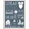 Geboorteposter voor single mama - Printcandy Geboorteposter voor alleenstaande mama - Printcandy