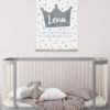 Geboorteposter Prinses Monochroom kinderkamer | Printcandy