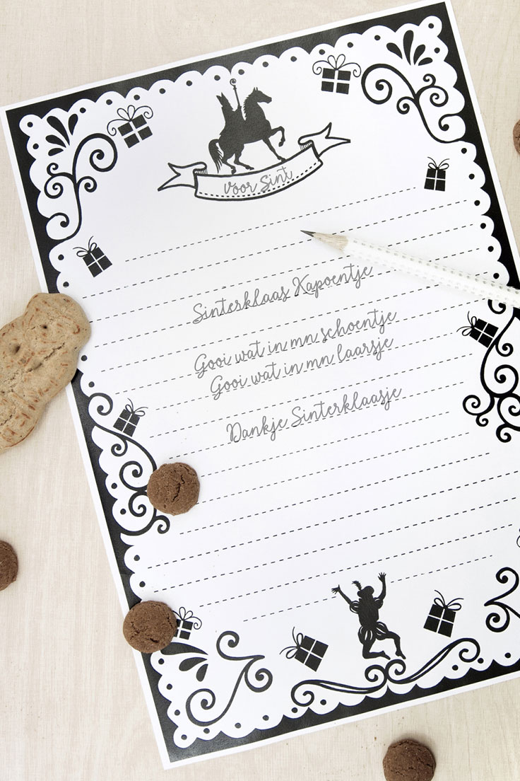 Gratis Sinterklaas Printables voor 5 december | Printcandy