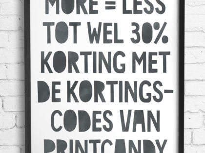 Korting bij Printcandy
