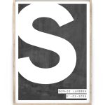 Naamposter - Grote Letter - Printcandy