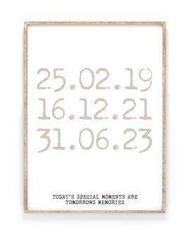 Special dates Poster Special Days - Familie Poster - Printcandy
