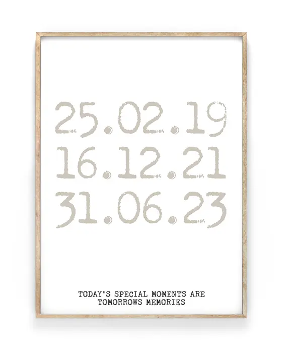 Special dates Poster Special Days - Familie Poster - Printcandy