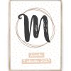 naam-poster-met-letter-printcandy-4 Naam Poster - met letter - Zwart wit met accent kleur