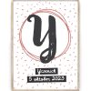 naam-poster-met-letter-printcandy-5 Canvas Poster – Uitgelichte Letter met Naam
