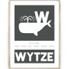 Letterprint Kinderkamer - Naam Poster met grote letter en bijpassend plaatje