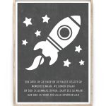 Tekst Poster - To the Moon - Printcandy