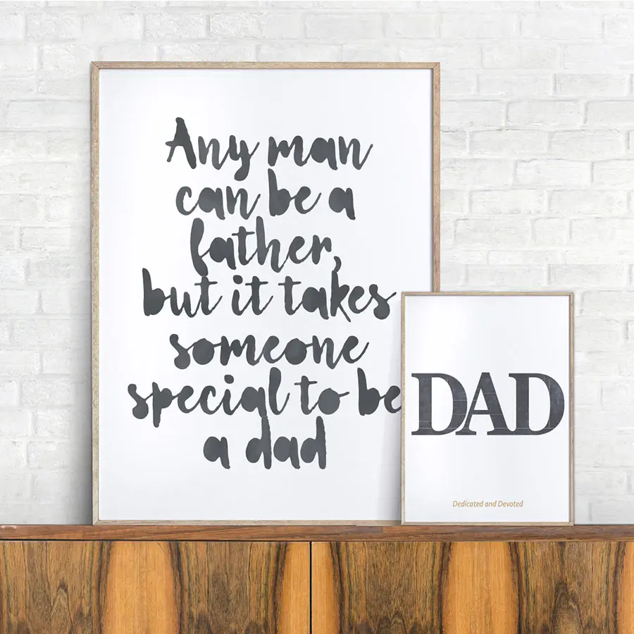 Vaderdag Posters voor papa met eigen teksten | Printcandy