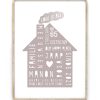 familie-poster-met-namen-gezin-huis-printcandy Gezin Poster met namen en familie huis - Printcandy