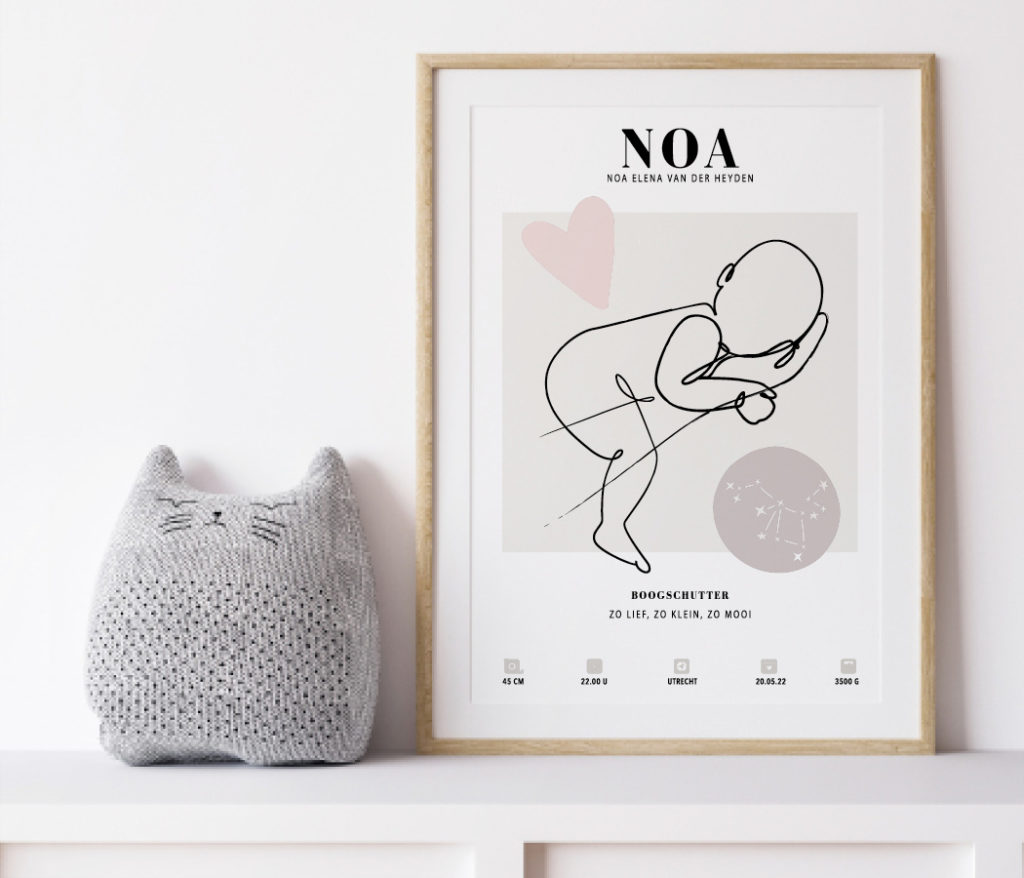 gepersonaliseerde-baby-geboorte-poster-maken