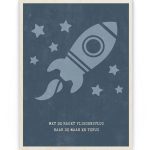 Hout Poster - To the Moon