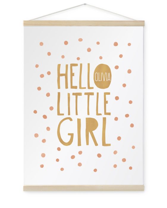 Canvas Poster - Hello Little Girl