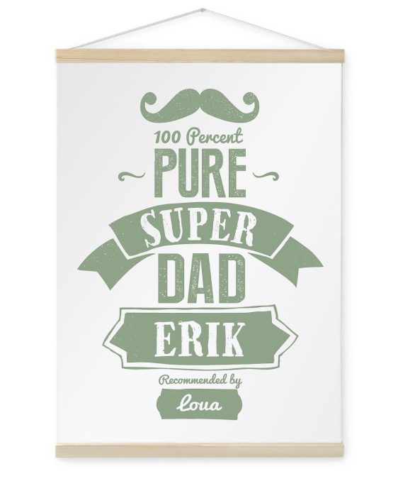 Canvas Poster - Vaderdag - Superdad