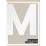 Canvas Poster - Grote Letter