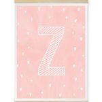 Canvas Poster - Grote Letter Confetti