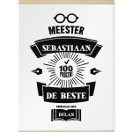 Canvas Poster - Juf en Meester