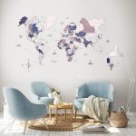 Premium Houten Wereldkaart 3D – Cruise
