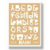 Canvas - Alfabet met Dieren – canvas Canvas - Alfabet met Dieren – gepersonaliseerde canvas print van Printcandy