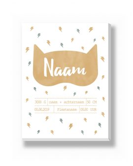 Canvas - Batman – gepersonaliseerde canvas print van Printcandy