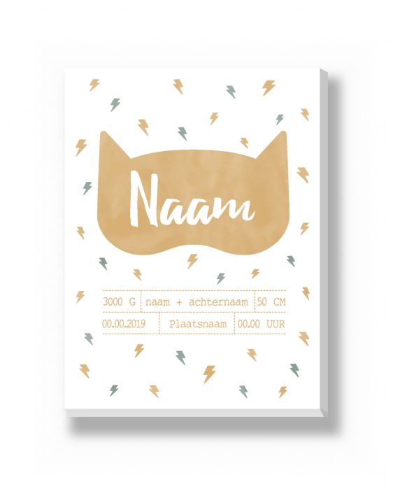 Canvas - Batman – gepersonaliseerde canvas print van Printcandy