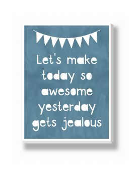 Canvas - Eigen Tekst – gepersonaliseerde canvas print van Printcandy