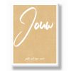 Canvas - Eigen Woord – canvas Canvas - Eigen Woord – gepersonaliseerde canvas print van Printcandy