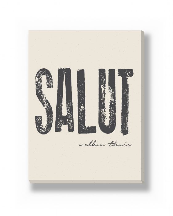 Canvas - Grote Groet – canvas Canvas - Grote Groet – gepersonaliseerde canvas print van Printcandy