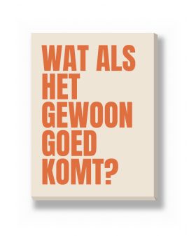 Canvas - Grote Letters – canvas Canvas - Grote Letters – gepersonaliseerde canvas print van Printcandy