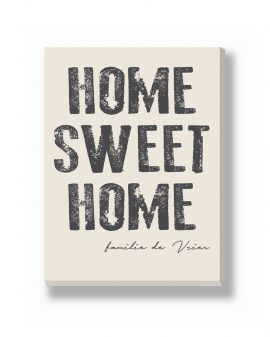 Canvas - Grote Woorden Liggend – canvas Canvas - Grote Woorden Liggend – gepersonaliseerde canvas print van Printcandy