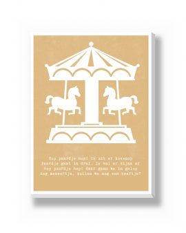 Canvas - Kinderkamer – gepersonaliseerde canvas print van Printcandy