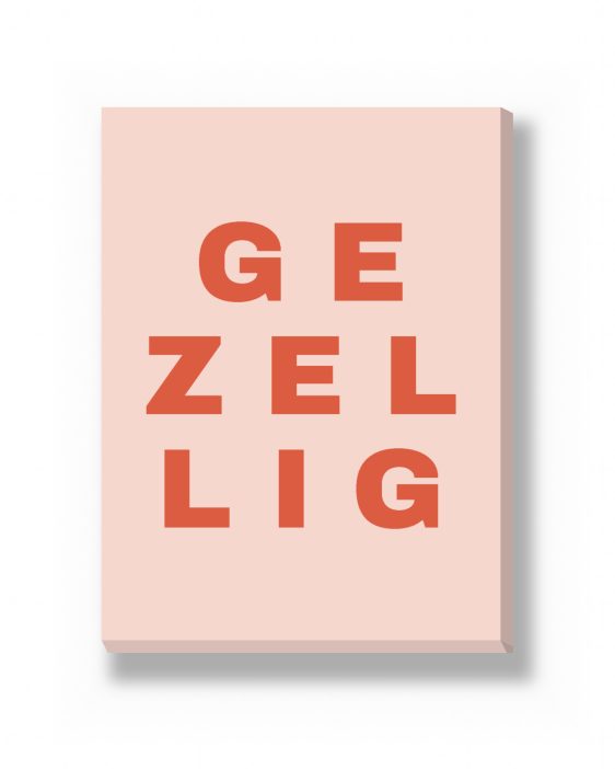 Canvas - Losse Letters – gepersonaliseerde canvas print van Printcandy