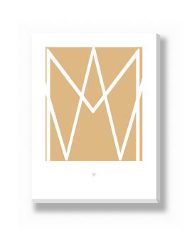 Canvas - Minimalistisch - Love Letters – canvas Canvas - Minimalistisch - Love Letters – gepersonaliseerde canvas print van Printcandy