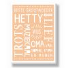 Canvas - Opa en Oma – gepersonaliseerde canvas print van Printcandy