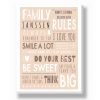 Canvas - Regels – canvas Canvas - Regels – gepersonaliseerde canvas print van Printcandy