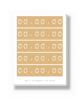 Canvas - Special Dates – canvas Canvas - Special Dates – gepersonaliseerde canvas print van Printcandy
