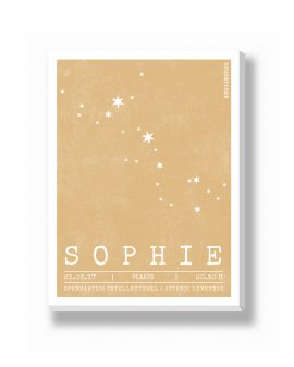 Canvas - Sterrenhemel – canvas Canvas - Sterrenhemel – gepersonaliseerde canvas print van Printcandy