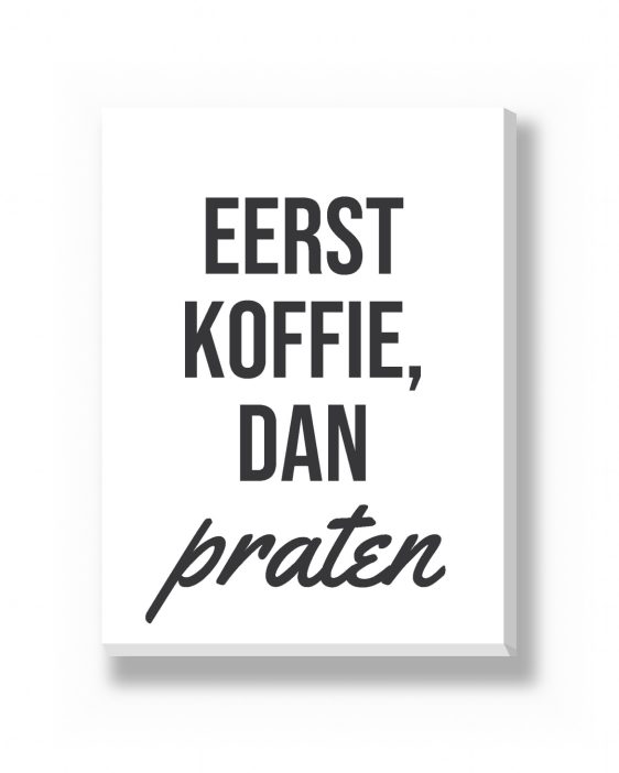Canvas - Strak & Sierlijk – gepersonaliseerde canvas print van Printcandy
