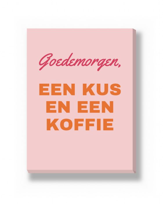 Canvas - Twee Kleuren – gepersonaliseerde canvas print van Printcandy