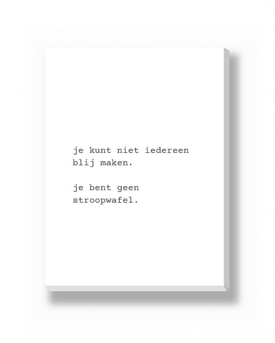 Canvas - Typemachine – gepersonaliseerde canvas print van Printcandy