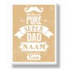 Canvas - Vaderdag - Superdad – gepersonaliseerde canvas print van Printcandy