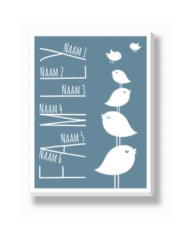 Canvas - We Are Family - Voor Gezinsuitbreiding – gepersonaliseerde canvas print van Printcandy