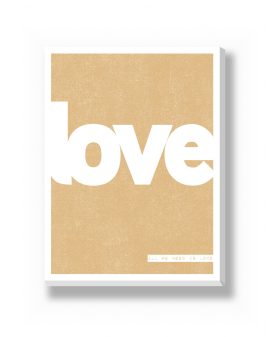 Canvas - Woord - Typografisch – gepersonaliseerde canvas print van Printcandy