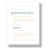 Canvas - Woordenboek met Definitie – canvas Canvas - Woordenboek met Definitie – gepersonaliseerde canvas print van Printcandy